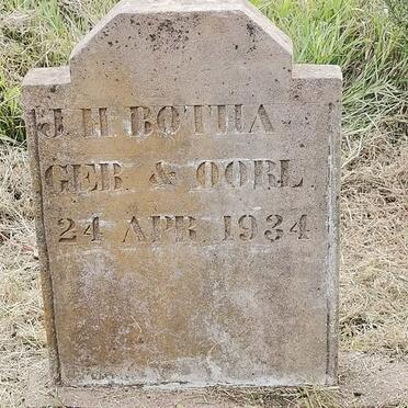 BOTHA J.H. 1934-1934