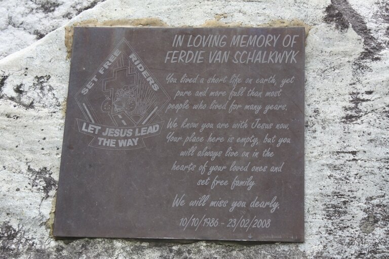 SCHALKWYK Ferdie, van 1986-2008