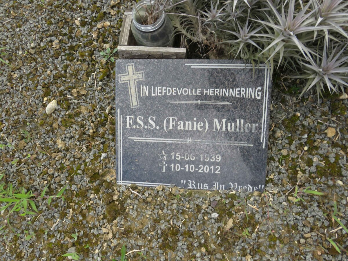 MULLER F.S.S. 1939-2012