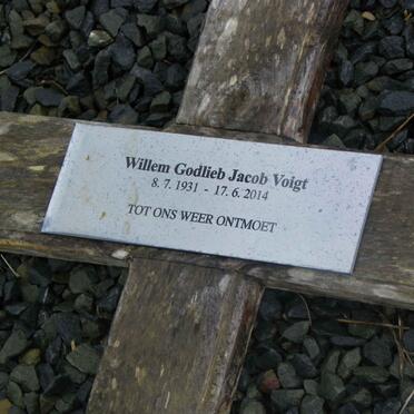 VOIGT Willem Godlieb Jacob 1931-2014