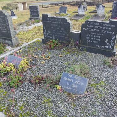 ROUX Johannes J., le 1883-1961 &amp; Magdalena Johanna VICTOR 1884-1976