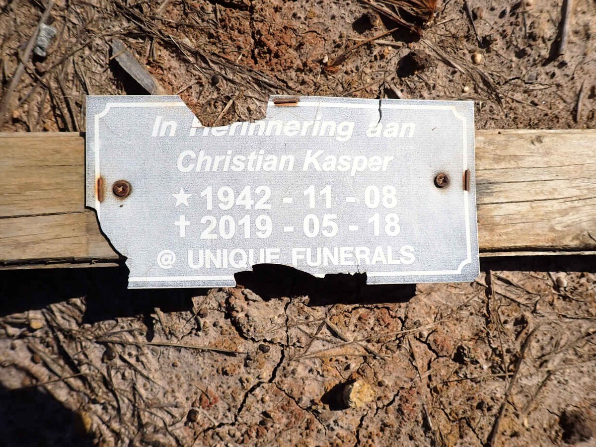 KASPER Christian 1942-2019