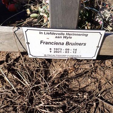 BRUINERS Franciena 1973-2021