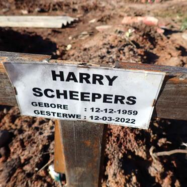 SCHEEPERS Harry 1959-2022