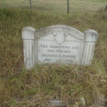 HENNING Johanna H. 1867-1945