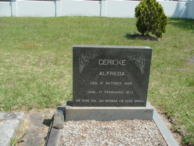 GERICKE Alfreda 1889-1973