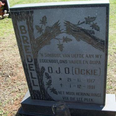 BREDELL O.J.O. 1917-1991