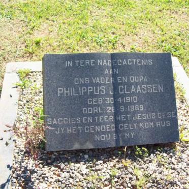CLAASSEN Philippus J. 1910-1969