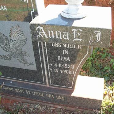CRAFFORD Gert J. 1923-1997 &amp; Anna E.J. 1933-2000
