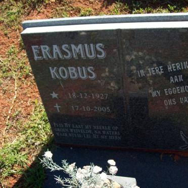 ERASMUS Kobus 1927-2005