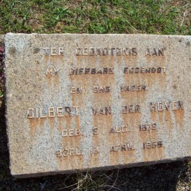 HOVEN Gilbert, van der 1879-1956