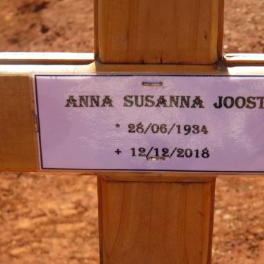 JOOSTE Anna Susanna 1934-2018