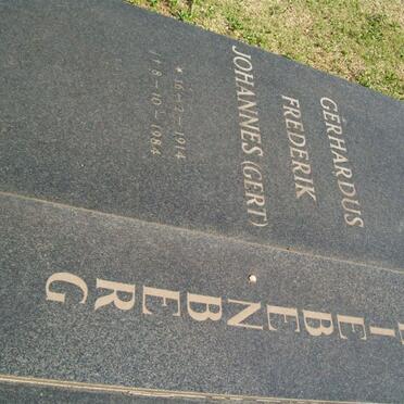 LIEBENBERG Gerhardus Frederik Johannes 1914-1984