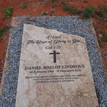 LINDEQUE Daniel Roelof 1960-2018