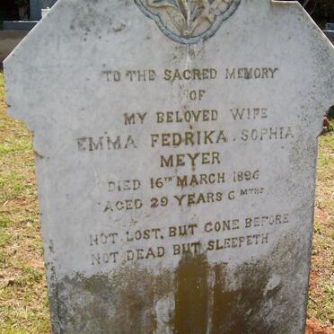 MEYER Emma Fedrika Sophia -1896