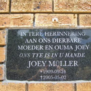 MULLER Joey 1909-2005