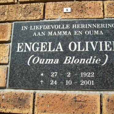 OLIVIER Engela 1922-2001