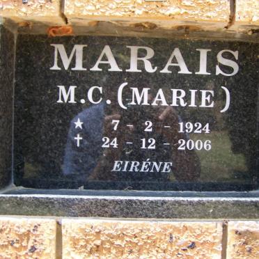 MARAIS M.C. 1924-2006