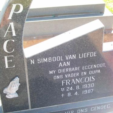 PACE Francois 1930-1987