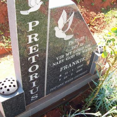 PRETORIUS Frankie 1930-2005
