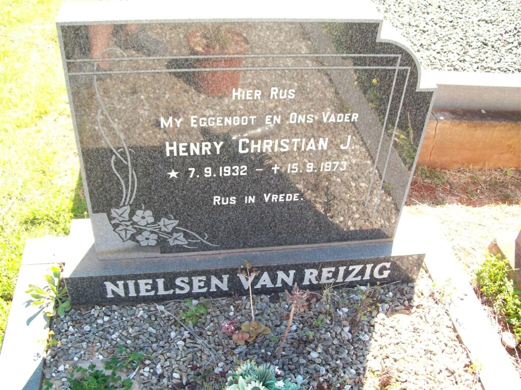REIZIG Henry Christian J., NIELSEN VAN 1932-1973