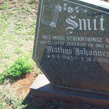 SMIT Mathys Johannes 1945-1993