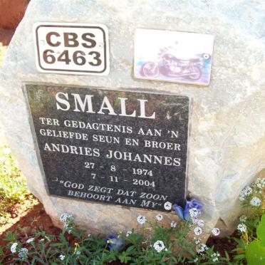 SMALL Andries Johannes 1974-2004