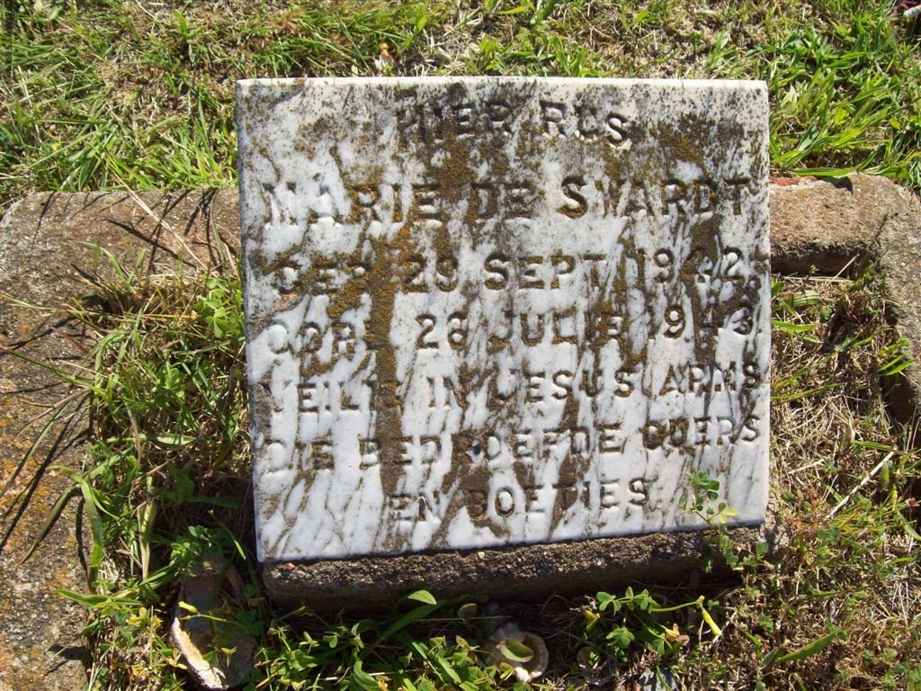 SWART Marie, de 1942-1943