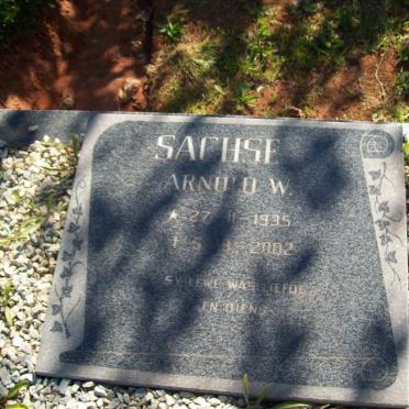 SACHSE Arnold W. 1935-2002