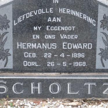 SCHOLTZ  Hermanus Edward 1896-1968