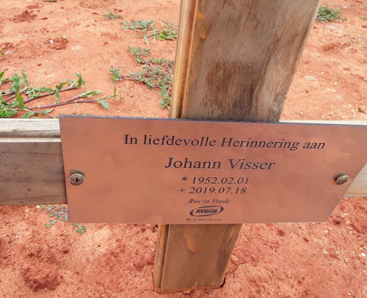 VISSER Johann 1952-2019