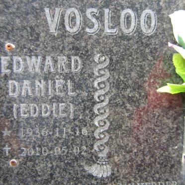 VOSLOO Edward Daniel 1936-2010