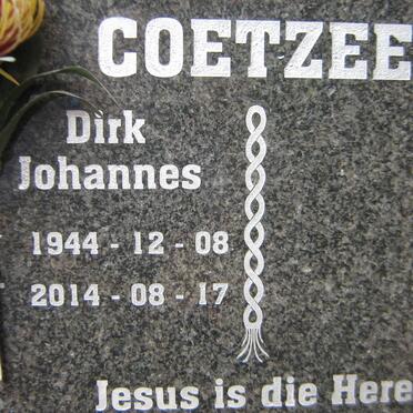 COETZEE Dirk Johannes 1944-2014