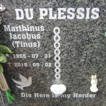 PLESSIS Marthinus Jacobus, du 1955-2015