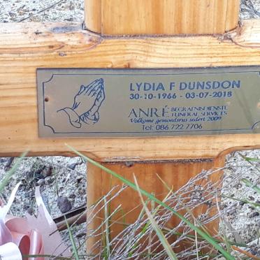 DUNSDON Lydia F. 1966-2018