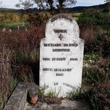 DUNSDON Michael Daniel 1898-1985