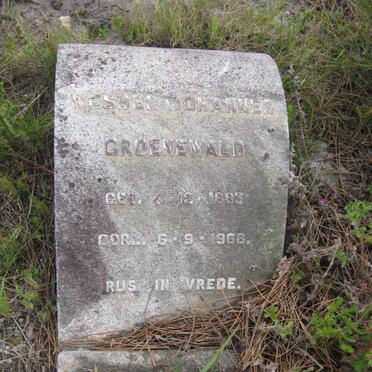 GROENEWALD Wessel Johannes 1883-1968