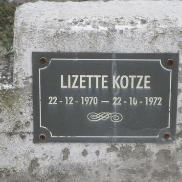 KOTZE Lizette 1970-1972