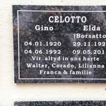 CELOTTO Gino 1920-1992 &amp; Elda BORSATTO 1926-2013