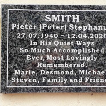 SMITH Pieter Stephanus 1940-2020