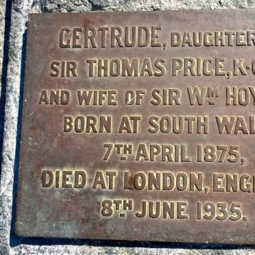 HOY Gertrude nee PRICE 1875-1935