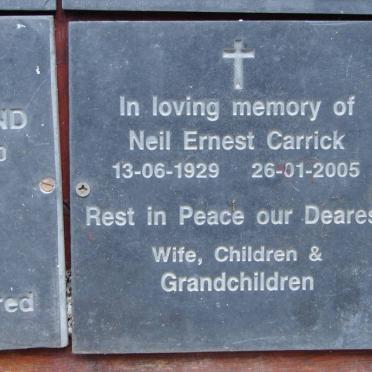 CARRICK Neil Ernest 1929-2005