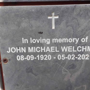 WELCHMAN John Michael 1920-2021