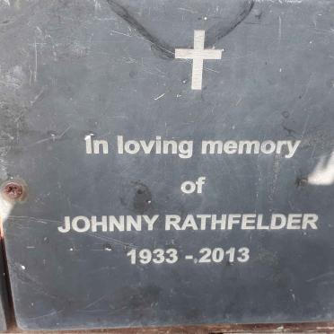 RATHFELDER Johnny 1933-2013