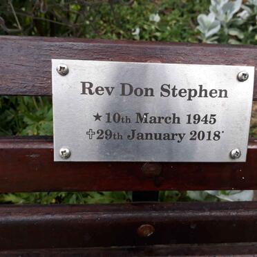 STEPHEN Don 1945-2018