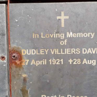 DAVIES Dudley Villiers 1921-2016