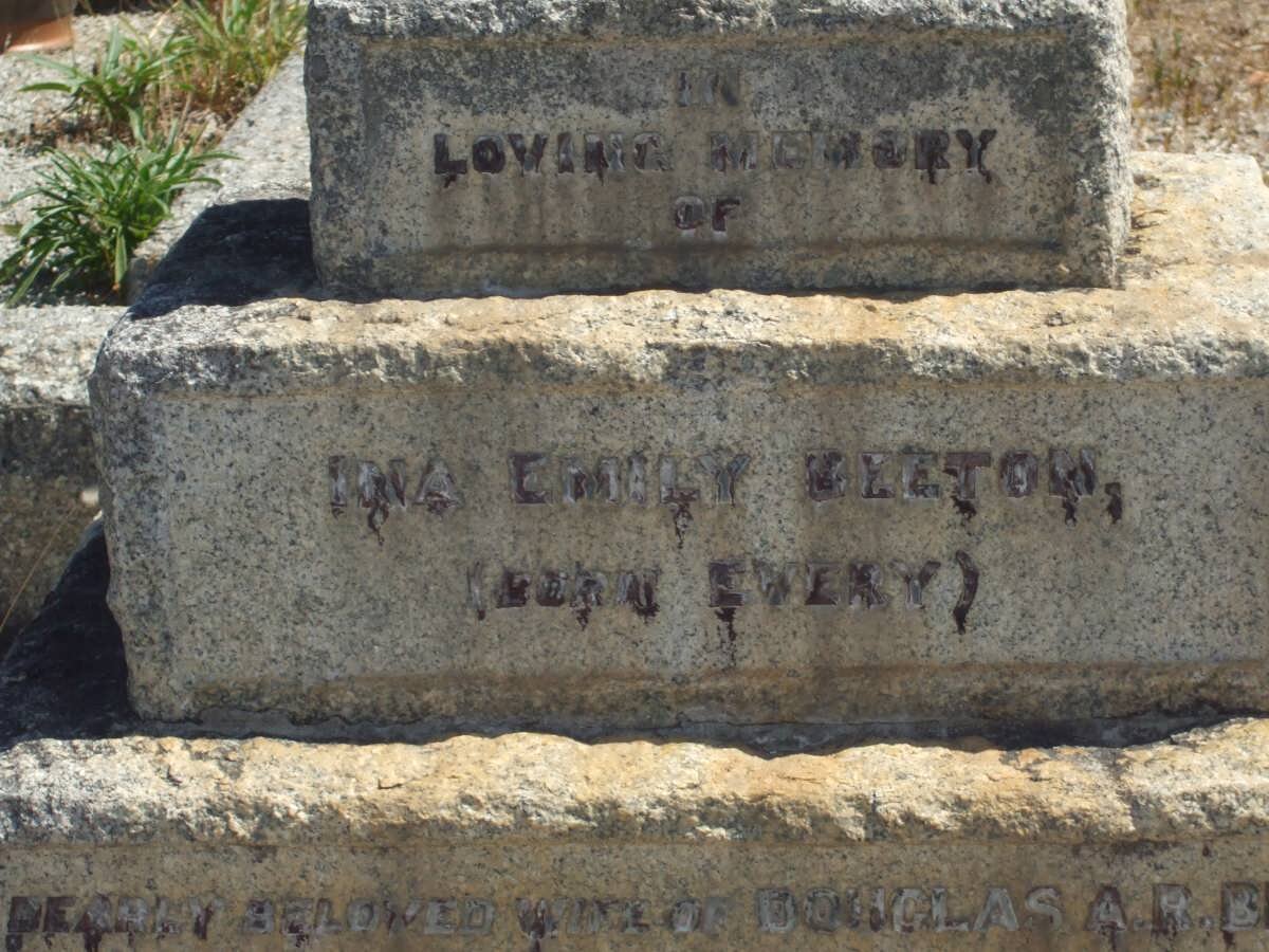 BEETON Ina Emily nee EVERY