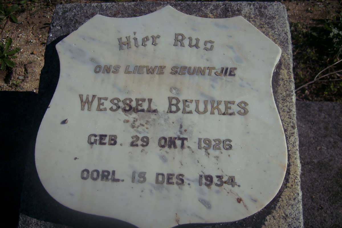 BEUKES Wessel 1926-1934