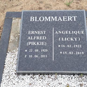 BLOMMAERT Ernest Alfred 1920-2011 &amp; Angelique 1922-2019