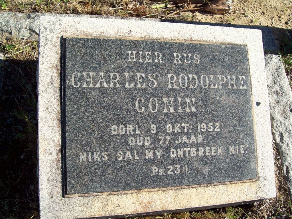 CONIN Charles Rodolphe -1952